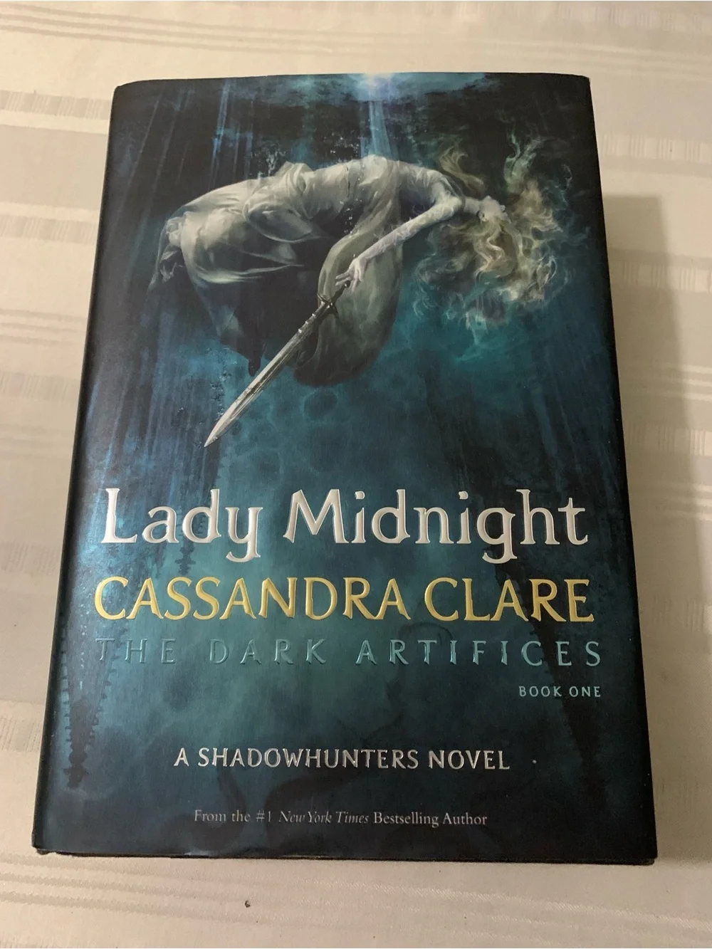 Lady Midnight — Blue Hardcover Decorative Book by Cassandra Clare
